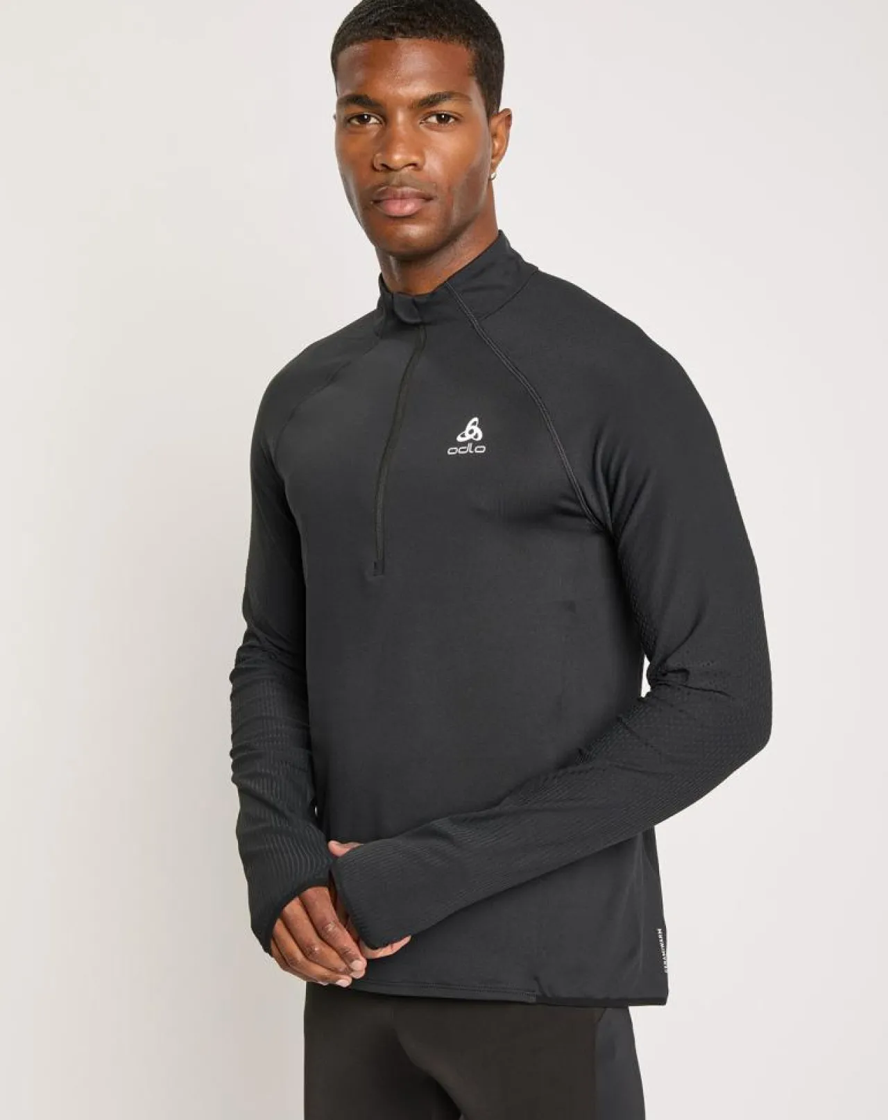 Pull de running 1/2 zip Zeroweight noir