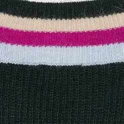 Pull Diova rayé vert foncé