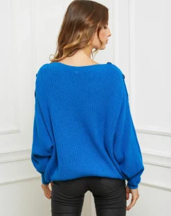 Pull Ella bleu roi