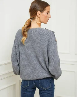 Pull Ella gris foncé