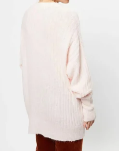 Pull en Alpaga & Laine mélangés Lemabillon macaron