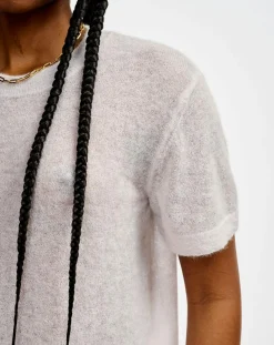 Pull en Alpaga mélangé Atiss craie