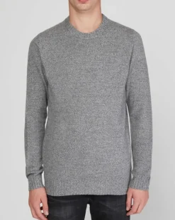 Pull en Cachemire & Laine Begood col rond gris