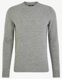 Pull en Cachemire & Laine Begood col rond gris
