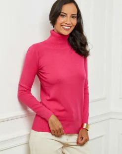 Pull en Cachemire mélangé Alexia fushia