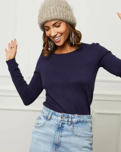 Pull en Cachemire mélangé Célia marine