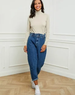 Pull en Cachemire mélangé Elisa beige