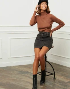 Pull en Cachemire mélangé Ilyana café