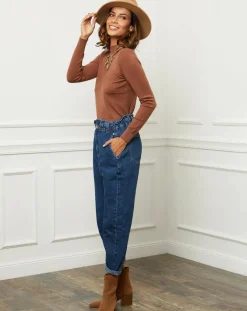 Pull en Cachemire mélangé Louna café