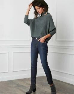 Pull en Cachemire mélangé Lena kaki