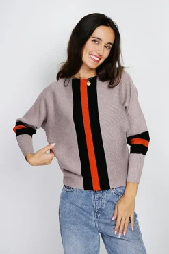 Pull en Cachemire mélangé ras du cou désert