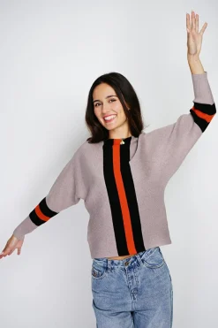 Pull en Cachemire mélangé ras du cou désert