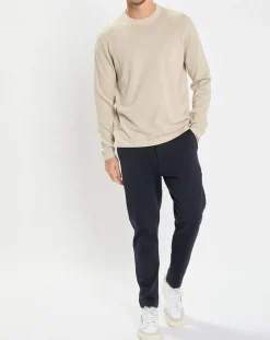 Pull en Coton & Cachemire écru