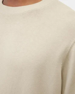 Pull en Coton & Cachemire écru