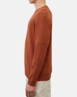 Pull en Coton & Cachemire brique