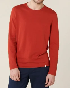 Pull en Coton & Laine Adelin cerise