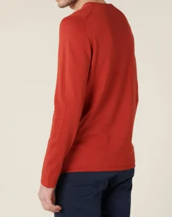 Pull en Coton & Laine Adelin cerise