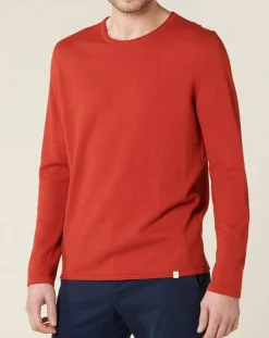 Pull en Coton & Laine Adelin cerise