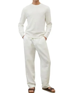 Pull en Coton & Lin écru