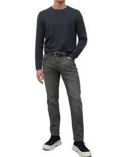 Pull en Coton & Soie bleu marine