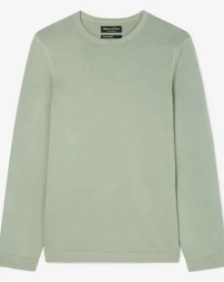 Pull en Coton Organic & Cachemire vert d'eau