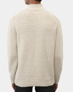 Pull en Laine & Alpaga mélangés Relax écru