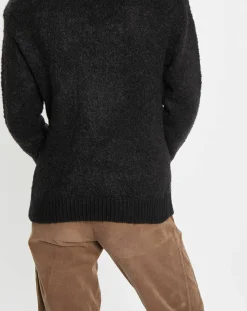 Pull en Laine & Alpaga mélangés noir