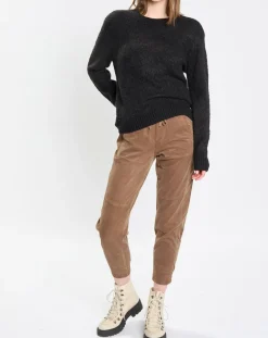 Pull en Laine & Alpaga mélangés noir