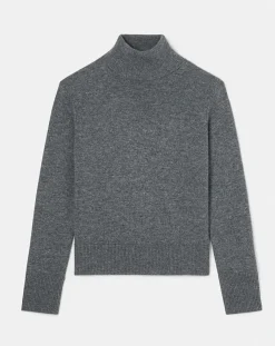 Pull en Laine & Alpaga Palia gris chiné