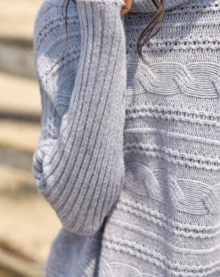 Pull en Laine & Cachemire Nox gris