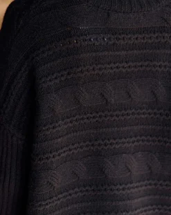Pull en Laine & Cachemire Nox noir