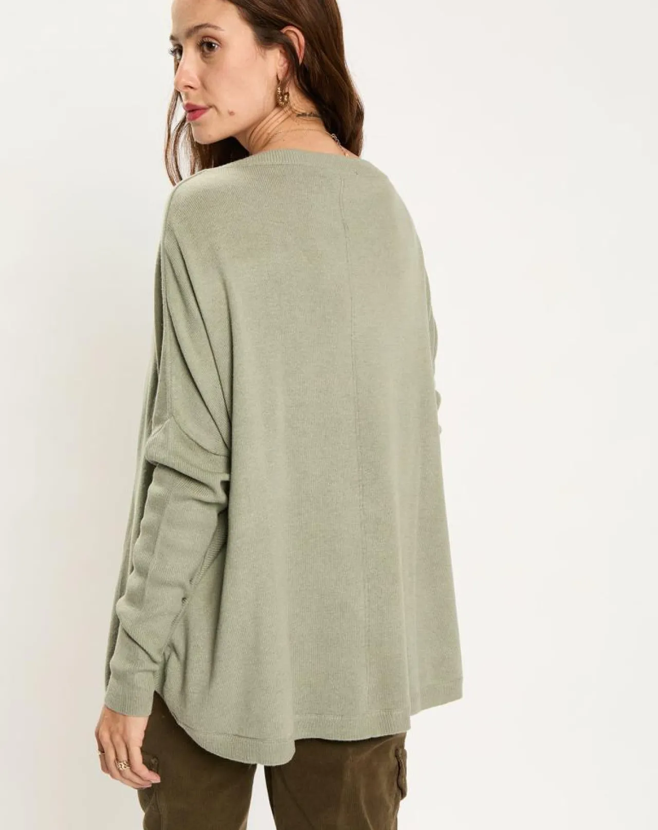 Pull en Laine & Cachemire mélangés Naos amande