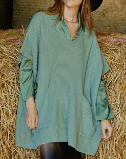 Pull en Laine & Cachemire mélangés Naos amande