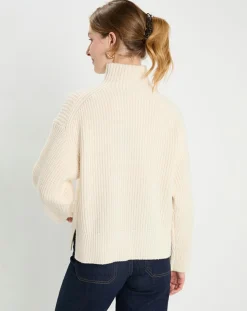 Pull en Laine & Cachemire Sydney écru