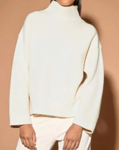 Pull en Laine & Cachemire Sydney écru