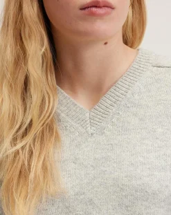 Pull en Laine & Coton Gador oyster