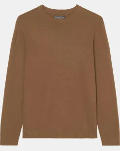 Pull en Laine & Coton marron