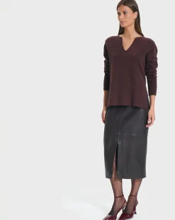 Pull en Laine & Coton Nalani chocolat