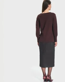 Pull en Laine & Coton Nalani chocolat