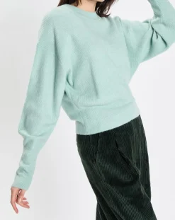 Pull en Laine mélangée & Alpaga bleu clair