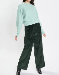 Pull en Laine mélangée & Alpaga bleu clair