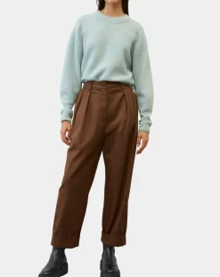 Pull en Laine mélangée & Alpaga bleu clair