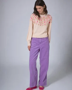 Pull en Laine mélangée Claudine nude