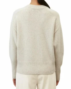 Pull en Laine mélangée écru