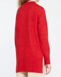 Pull en Laine mélangée Danae rouge