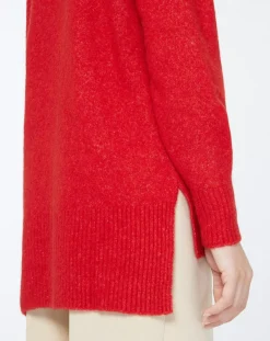 Pull en Laine mélangée Danae rouge