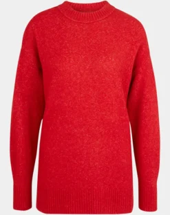 Pull en Laine mélangée Danae rouge