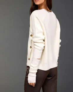 Pull en Laine mélangée Dylan écru