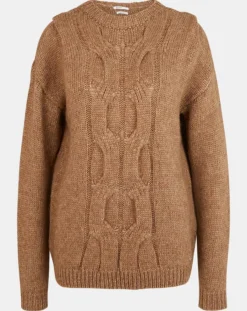 Pull en Laine mélangée Elion marron