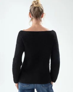 Pull en Laine mélangée Harmonie noir